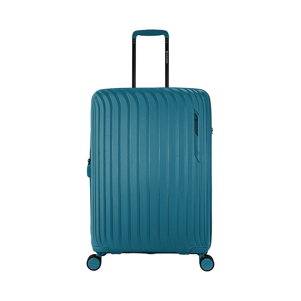 ALAIN DELON AD-1016 24" Hard Case Spinner Luggage - Expandable, Anti-Theft Zipper, TSA Lock - Blue