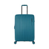 ALAIN DELON AD-1016 24" Hard Case Spinner Luggage - Expandable, Anti-Theft Zipper, TSA Lock - Blue
