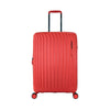 ALAIN DELON AD-1016 24" Hard Case Spinner Luggage - Expandable, Anti-Theft Zipper, TSA Lock - Red