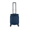 ALAIN DELON AD-1201 19" Soft Case Spinner Luggage - Expandable, Anti-Theft Zipper, TSA Lock - Blue