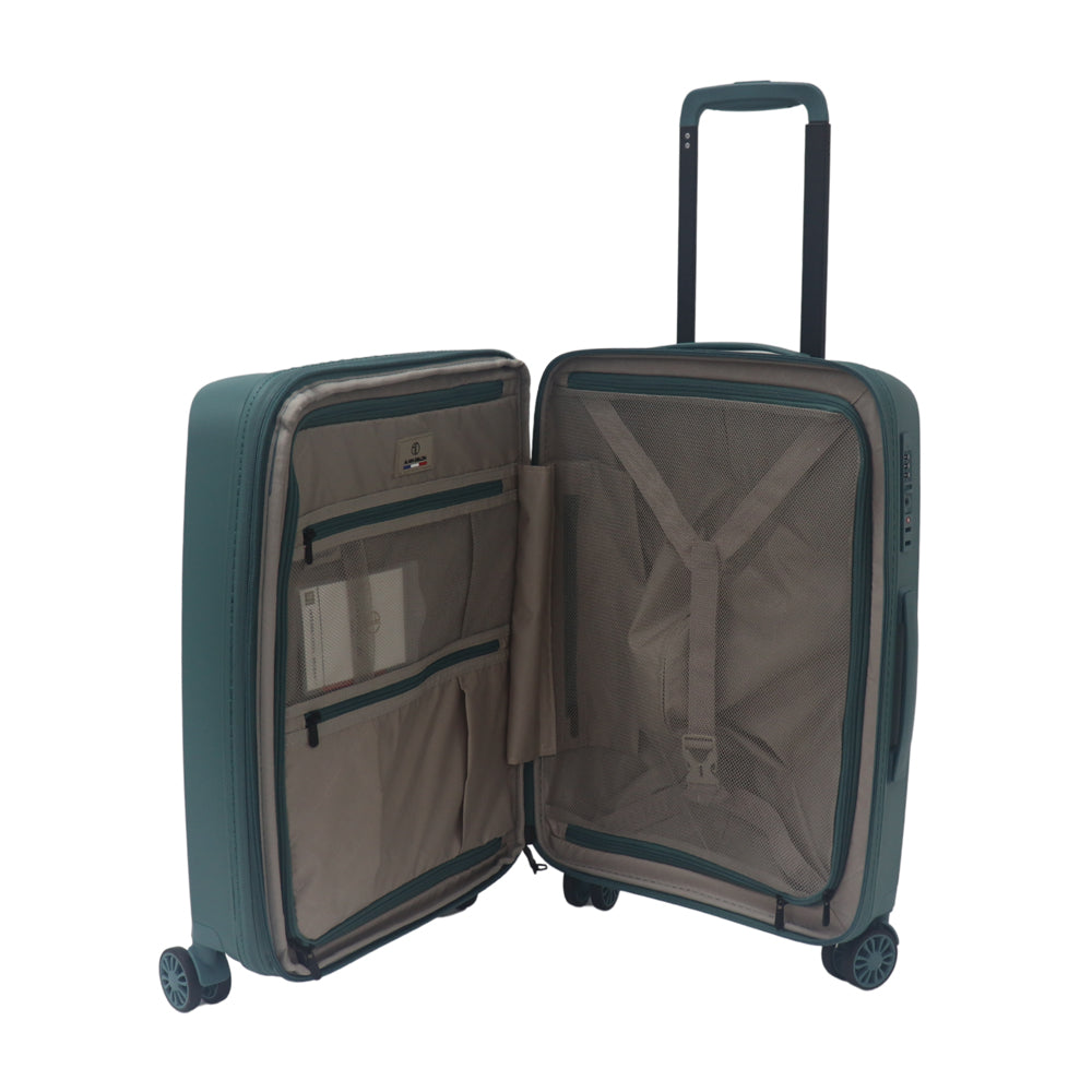 ALAIN DELON 20" Polypropylene Expandable Hard Case Spinner - Green