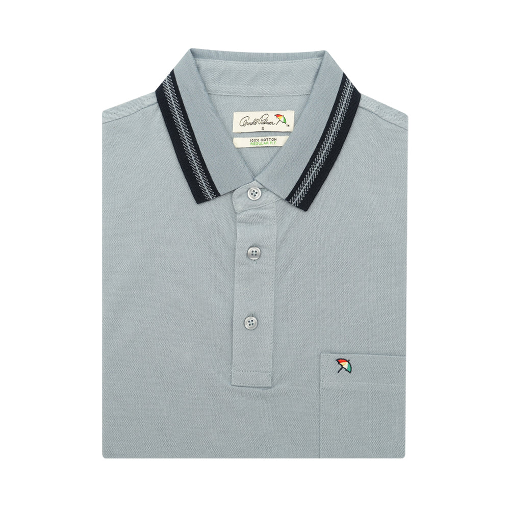 Arnold Palmer Short-Sleeved Polo (AOP2026) - Light Blue