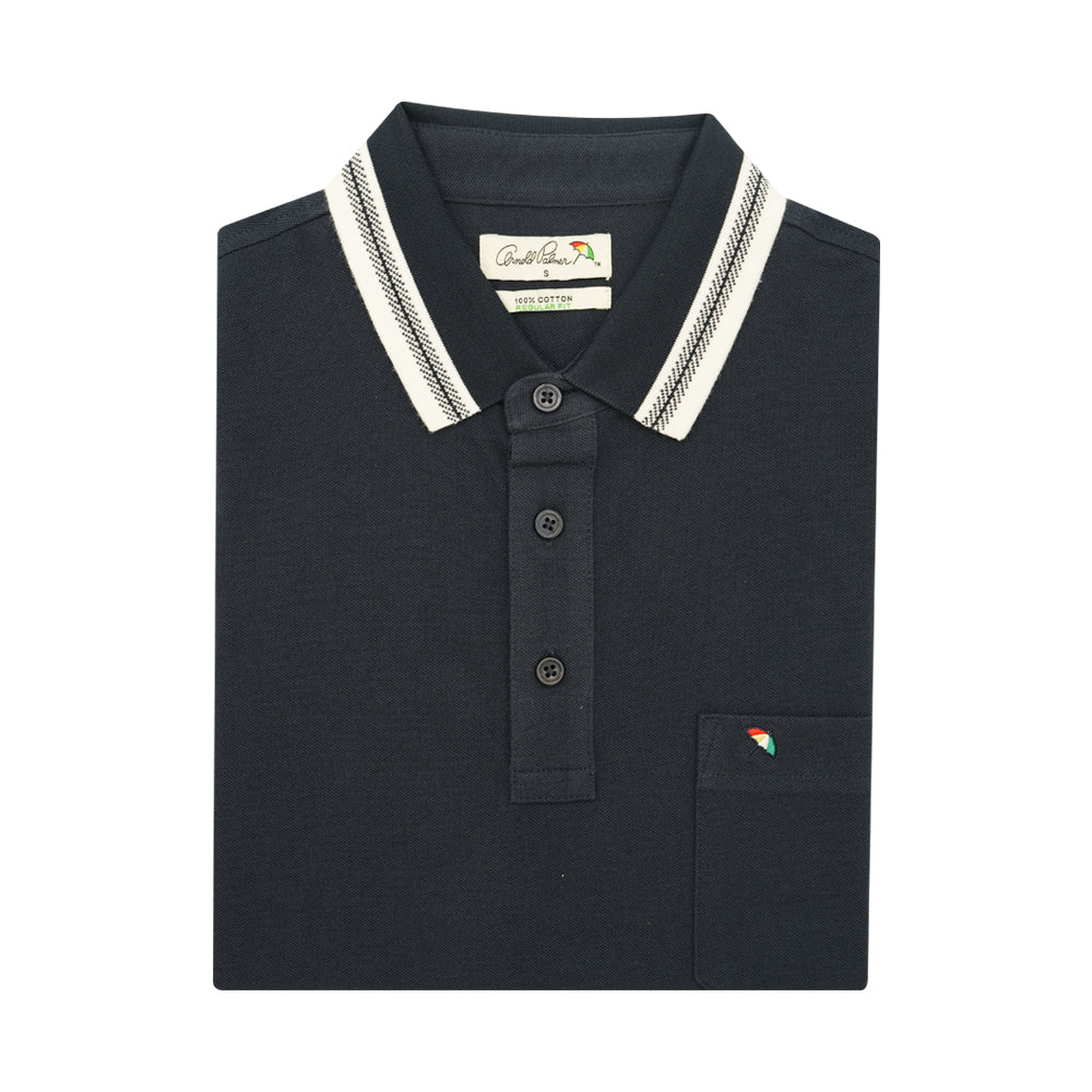 Arnold Palmer Short-Sleeved Polo (AOP2026) - Dark Blue