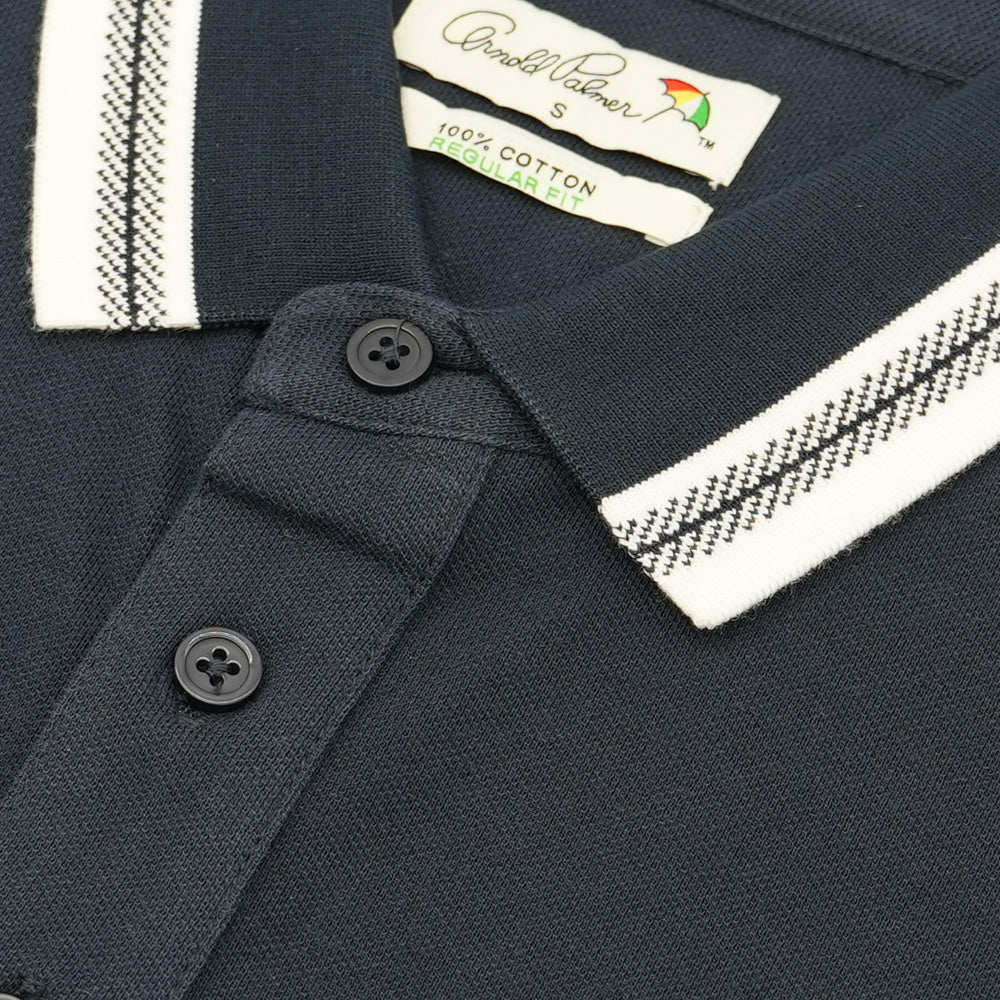 Arnold Palmer Short-Sleeved Polo (AOP2026) - Dark Blue