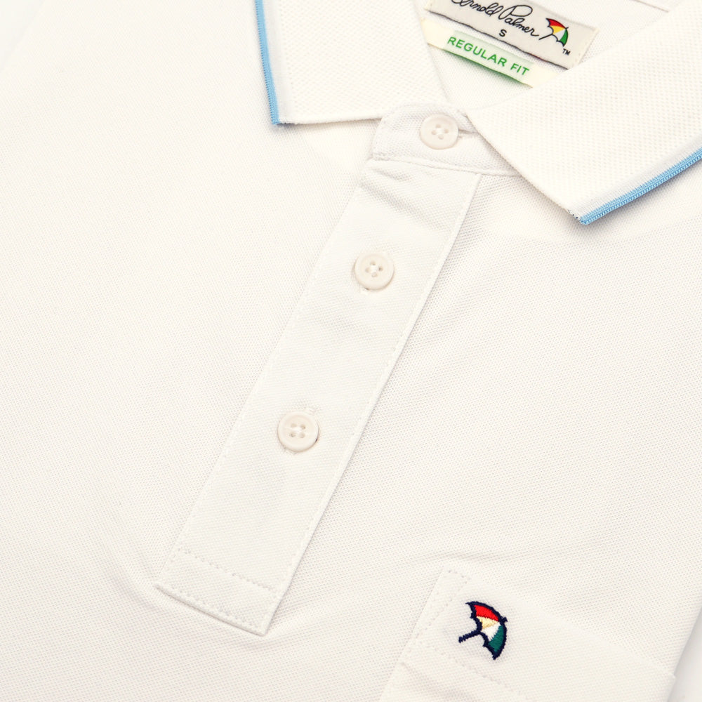 Arnold Palmer Short-Sleeved Polo - White