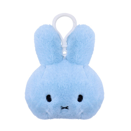 Miffy Head Backpack Clip Fluffy Pastel Blue