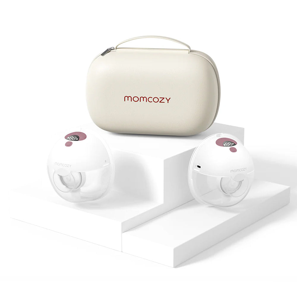 Momcozy M5 Wearable Breast Pump - Red
