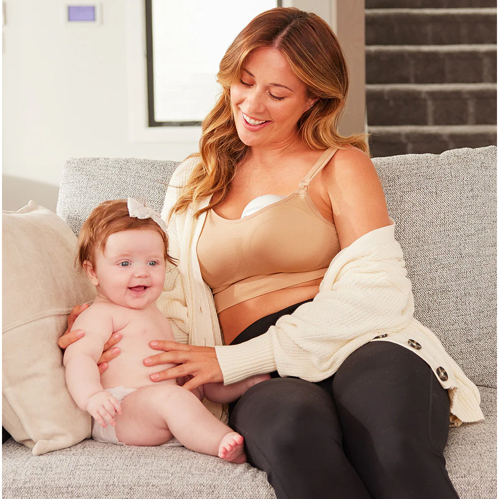 Momcozy M5 Wearable Breast Pump - Red