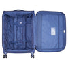 Delsey Paris Brochant 2.0 55cm 4 Double Wheels Expandable Cabin Trolley Case - Blue