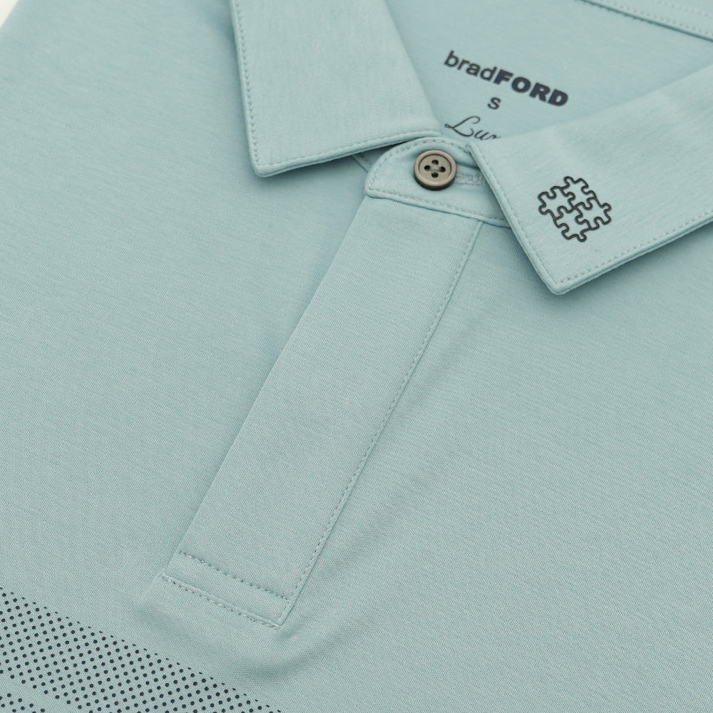 bradFORD Short-Sleeved Polo - Light Blue