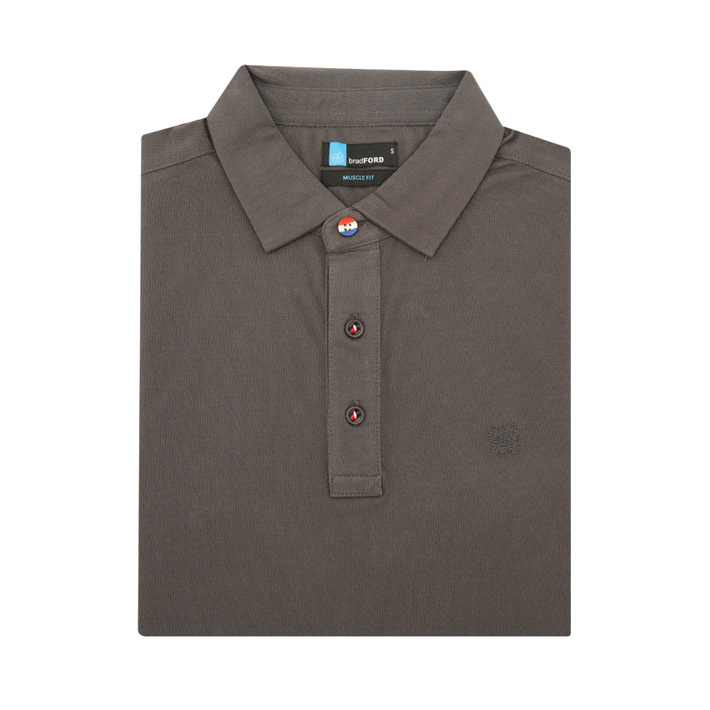 bradFORD Short Sleeved Polo (BRP1285) - Grey