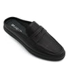 BRUNO CO. Todd Men's Leather Mules Shoes - Black
