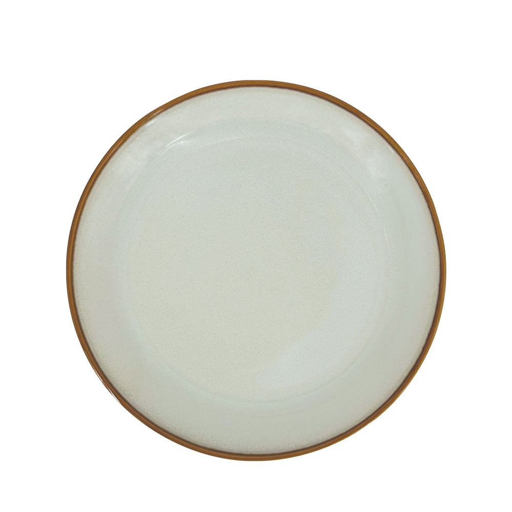 SOIRÉE by CHARLES MILLEN Candére 8" Dessert Plate - Light Grey