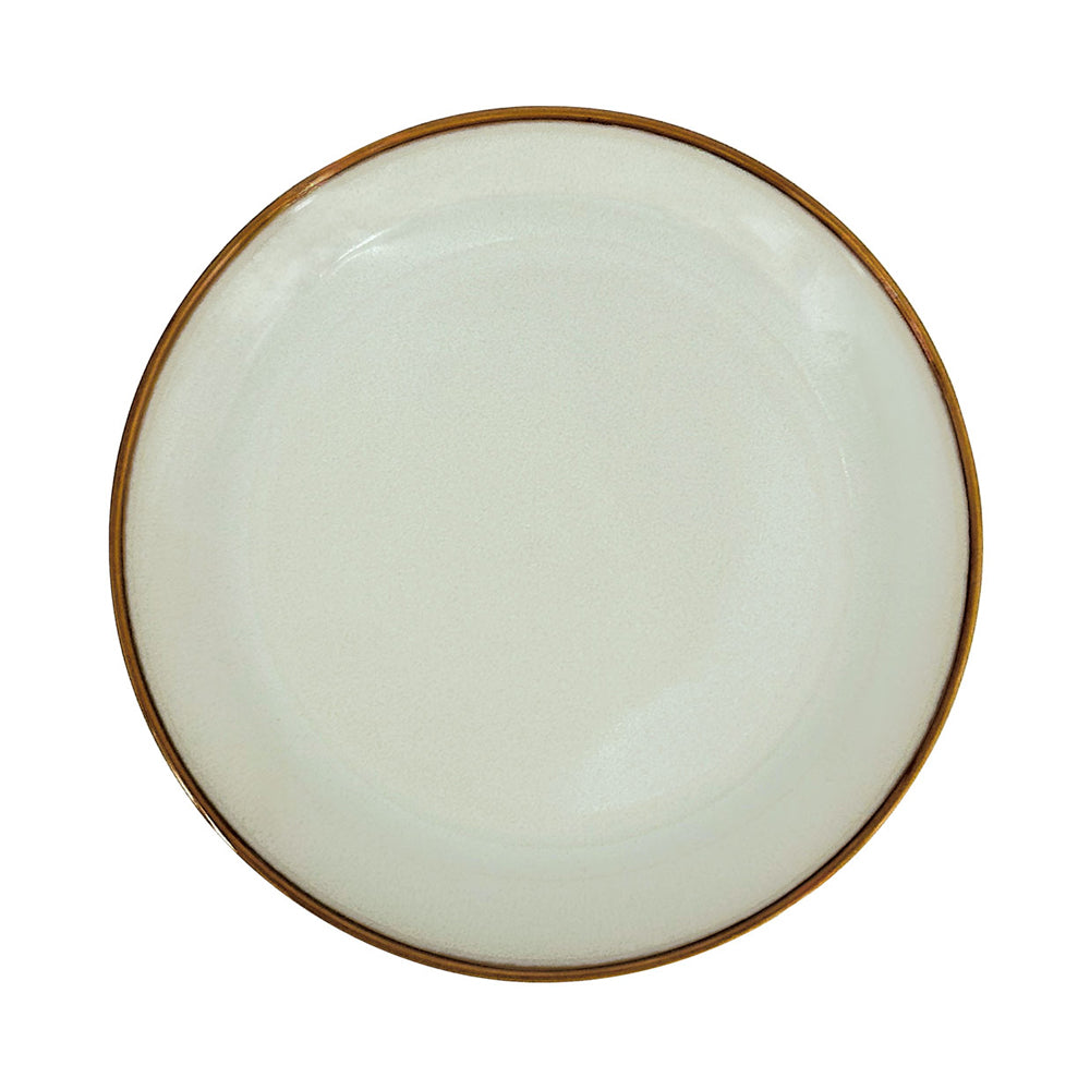 SOIRÉE by CHARLES MILLEN Candére 10.6" Dinner Plate - Light Grey