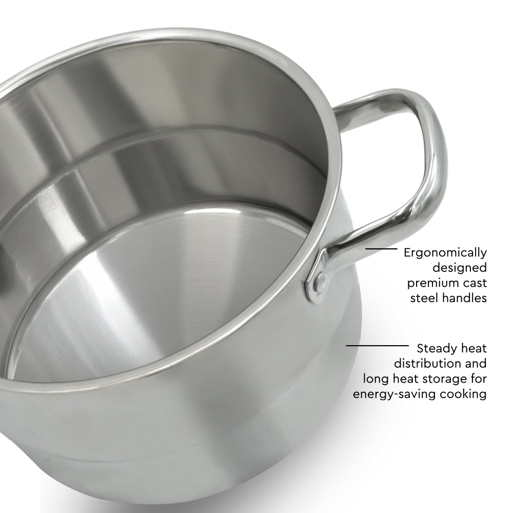 Kukeri 3.3L 2-in-1 Steamer Stock Pot