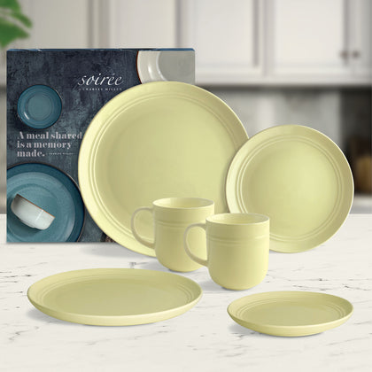 SOIRÉE by CHARLES MILLEN Lerrin 6-pc Dining Set - Light Yellow