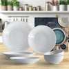 SOIRÉE by CHARLES MILLEN Weiss 6-pc Dining Set - Coupe White