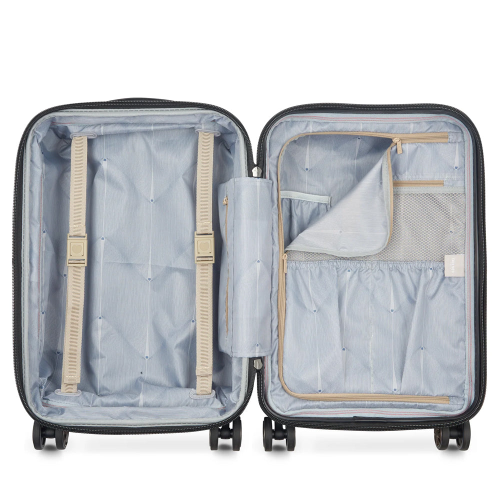 Delsey Paris 55cm Shadow 5.0 Double Wheels Expandable Trolley Case - Beige