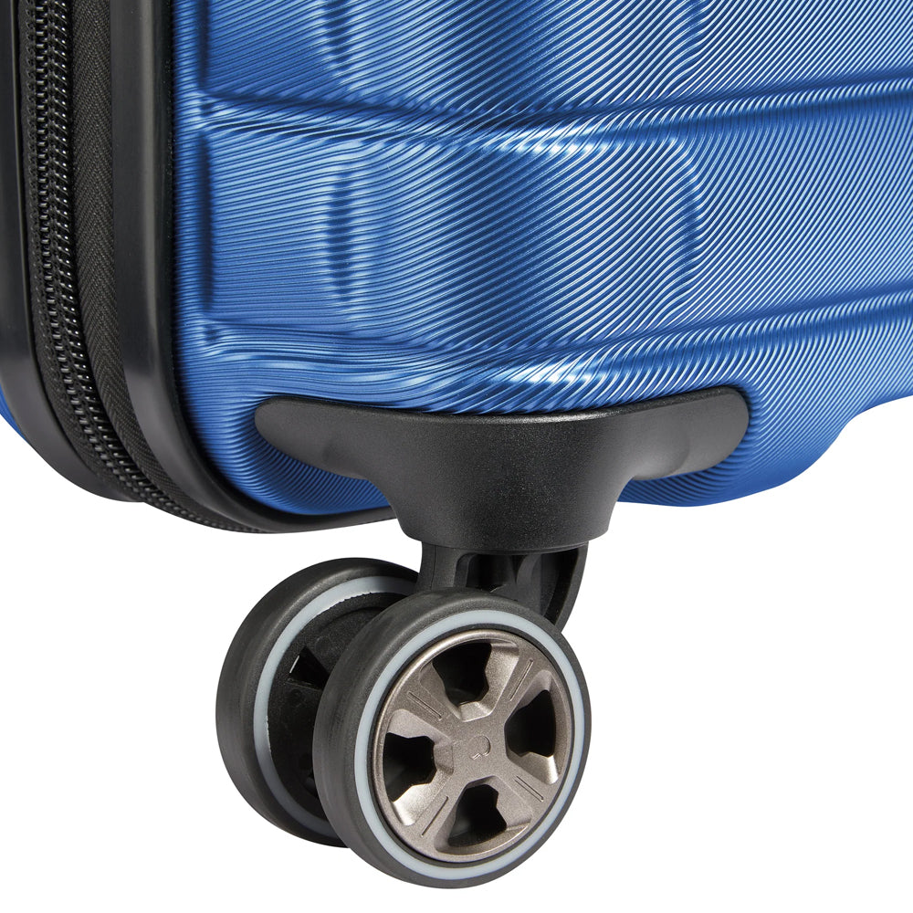 Delsey Paris 55cm Shadow 5.0 Double Wheels Expandable Trolley Case - Blue