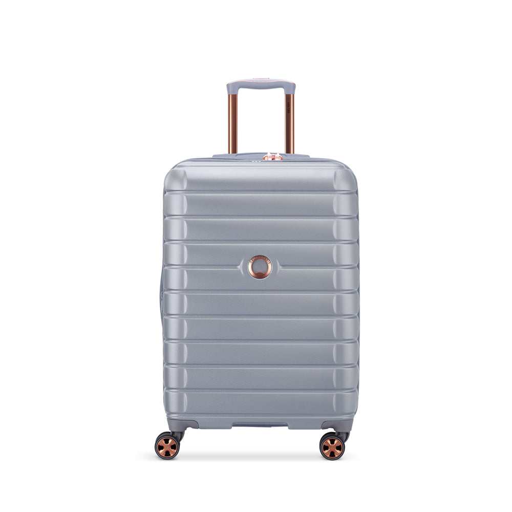 Delsey Paris 66cm Shadow 5.0 Double Wheels Expandable Trolley Case - Silver