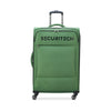 Delsey Paris Securitech Vanguard DY40038 66cm 4 Double Wheels Expandable Cabin Soft Trolley Case Luggage - Green