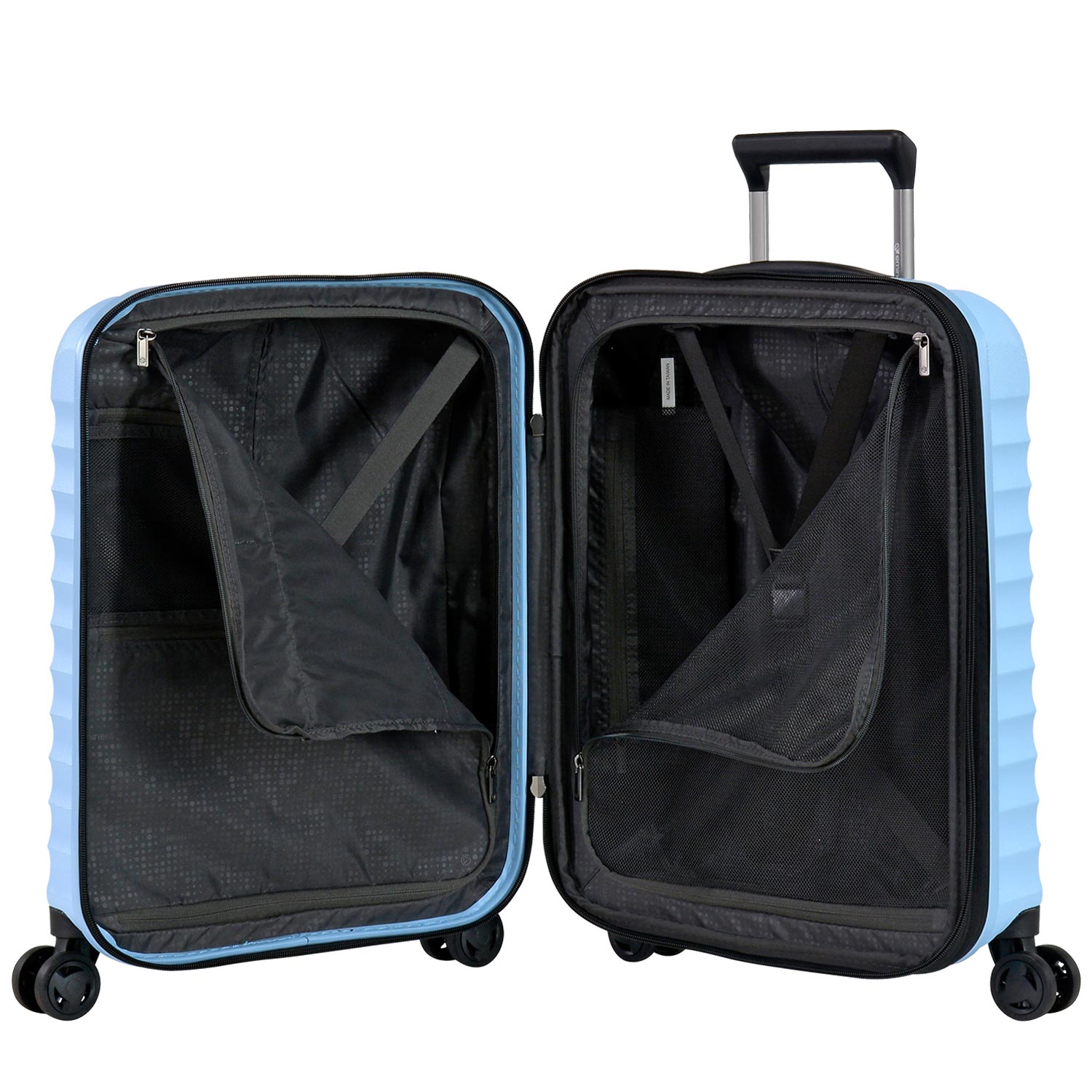 eminent EMI-KK66 20" Hard Case Spinner Luggage - Expandable TPO®, Anti-Theft Zipper, TSA Lock - Light Blue