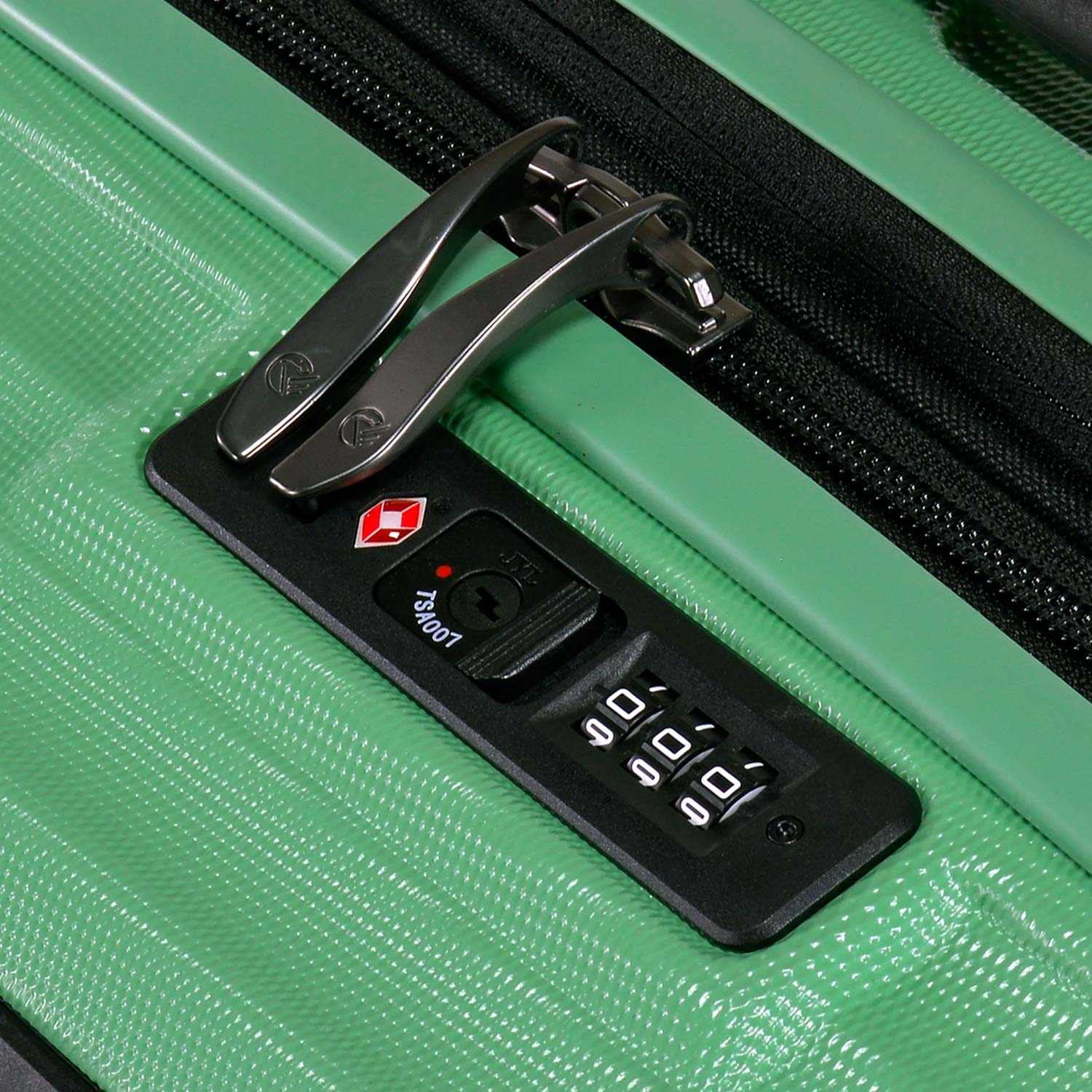 eminent EMI-KK66 24" Hard Case Spinner Luggage - Expandable TPO®, Anti-Theft Zipper, TSA Lock - Apple Green