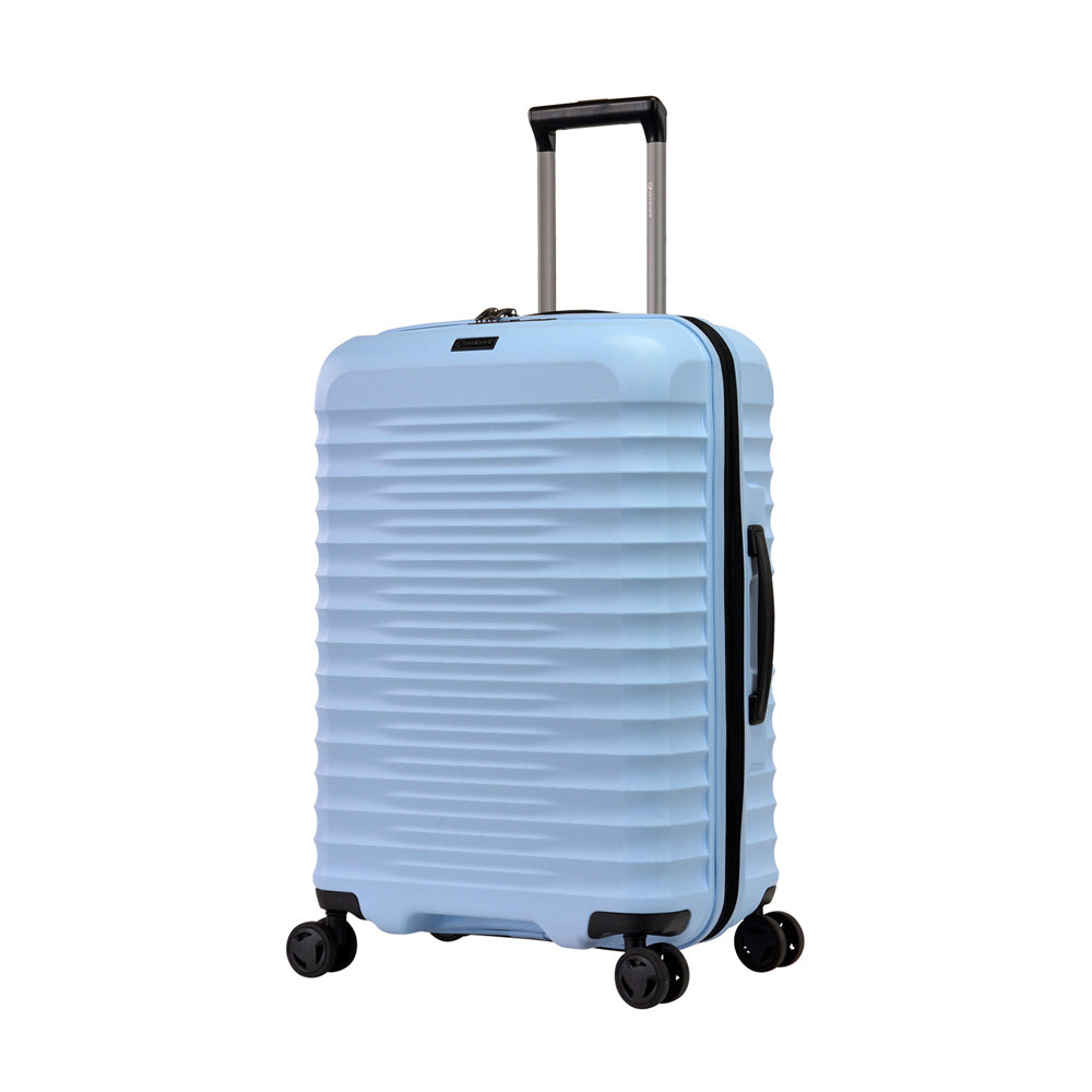 eminent EMI-KK66 24" Hard Case Spinner Luggage - Expandable TPO®, Anti-Theft Zipper, TSA Lock - Light Blue