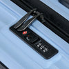 eminent EMI-KK66 24" Hard Case Spinner Luggage - Expandable TPO®, Anti-Theft Zipper, TSA Lock - Light Blue