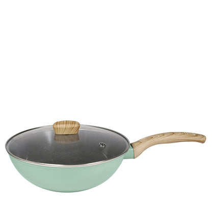 Neoflam NATURE 30cm Wokpan with Glass Lid
