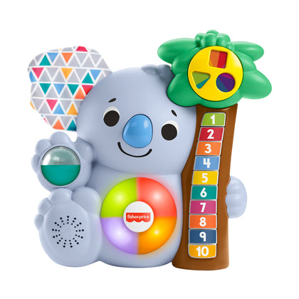 Fisher-Price Linkimals Counting Koala Musical Infant Toy + FREE Fisher-Price Bag (ES-FYK60)