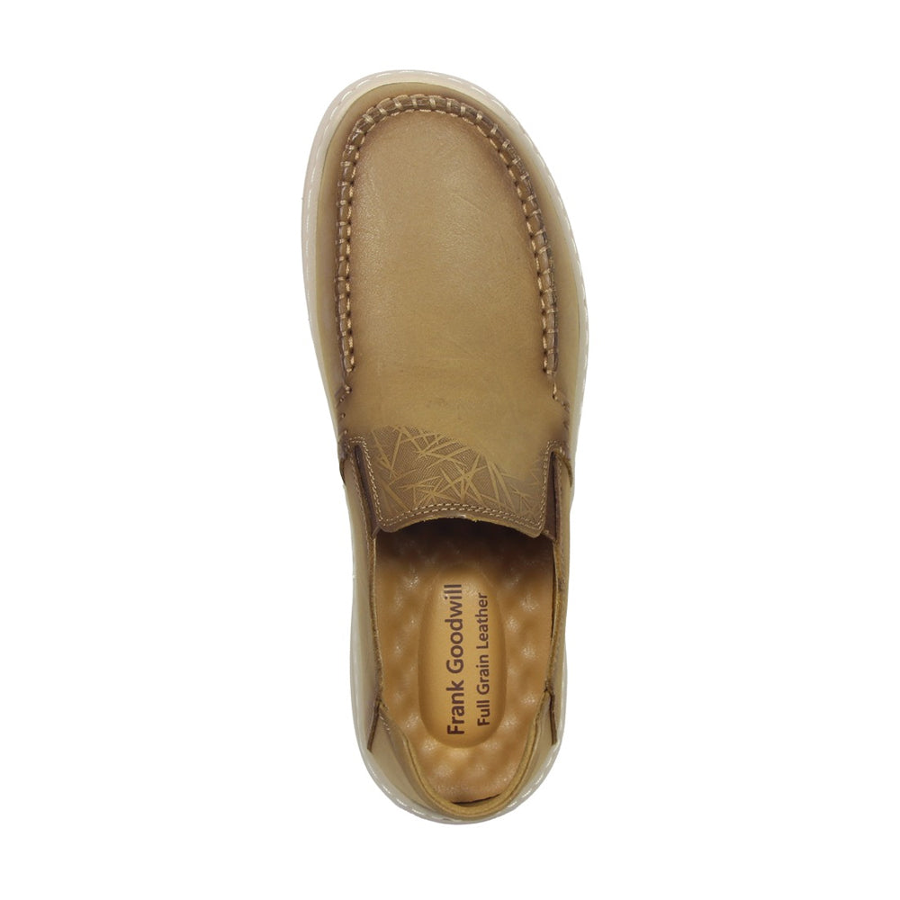 Frank Goodwill Leather Shoes - Khaki