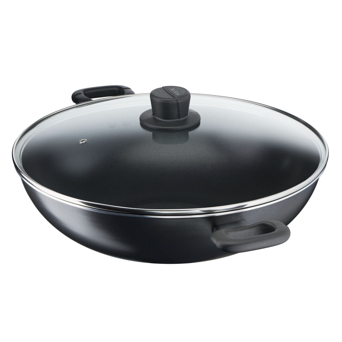 Tefal Cook & Easy 36cm Chinese Wok with Glass Lid B50392 – OG