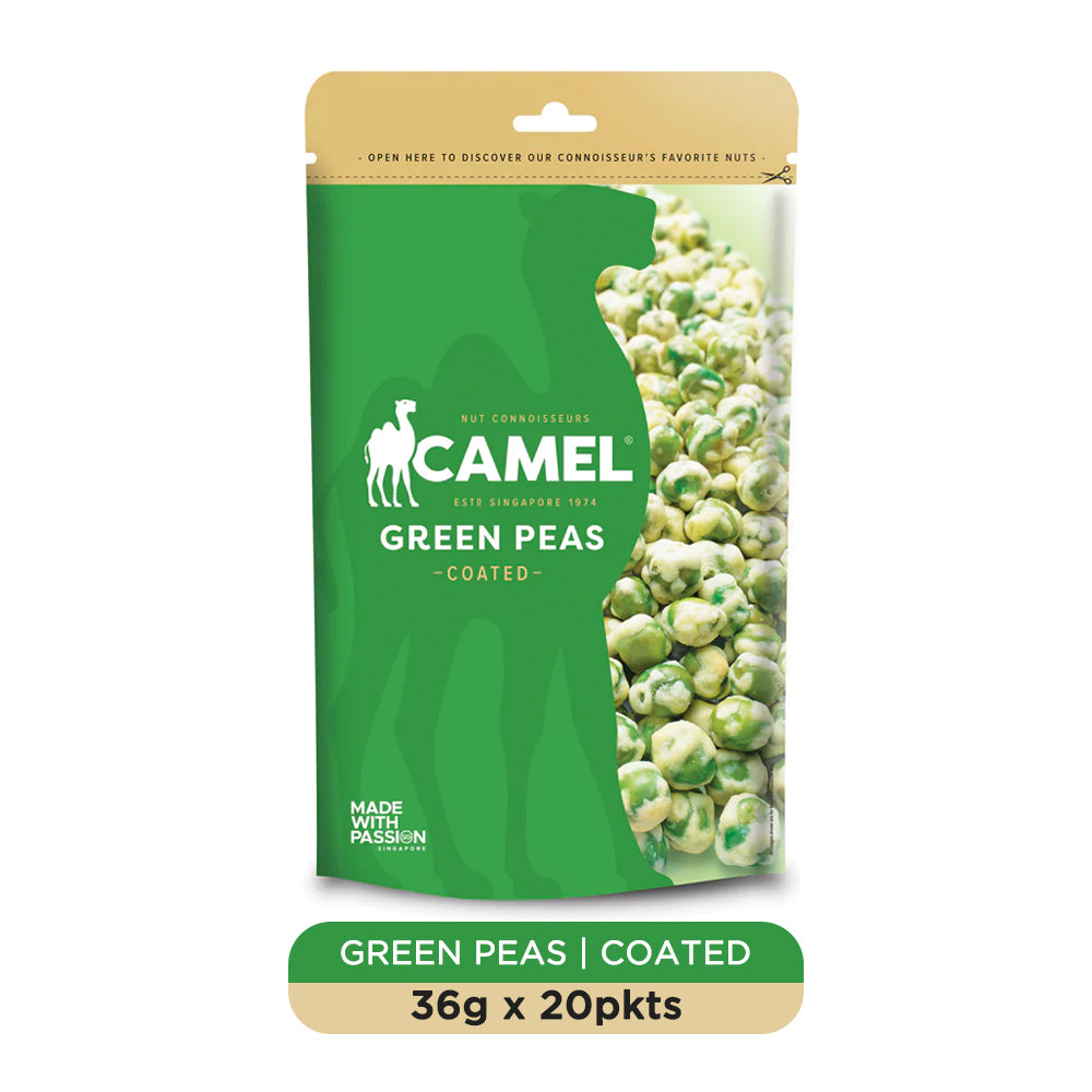 Camel Party Pack 36g x 20pkts - Green Peas Coated
