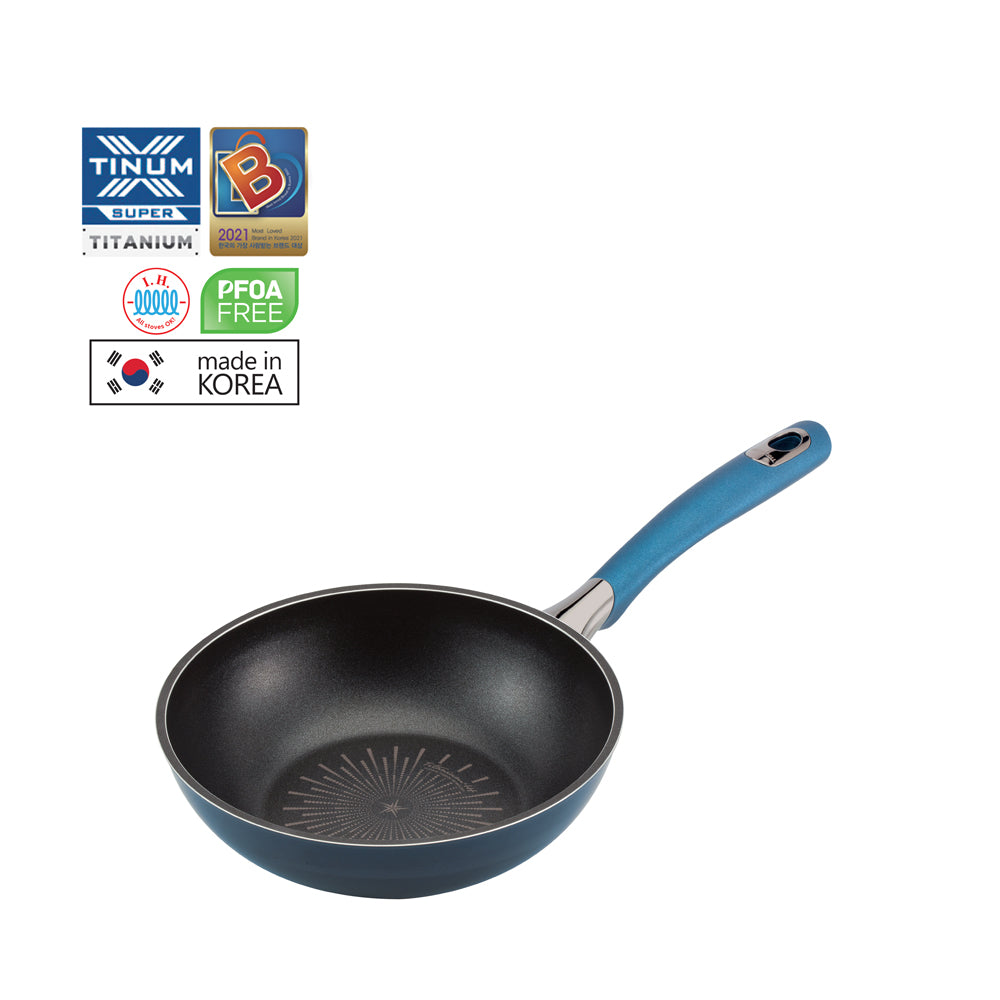 HAPPYCALL Classic Titanium IH 24cm Wok Pan (HEA-3001-0237)