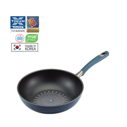 HAPPYCALL Classic Titanium IH 28cm Wok Pan