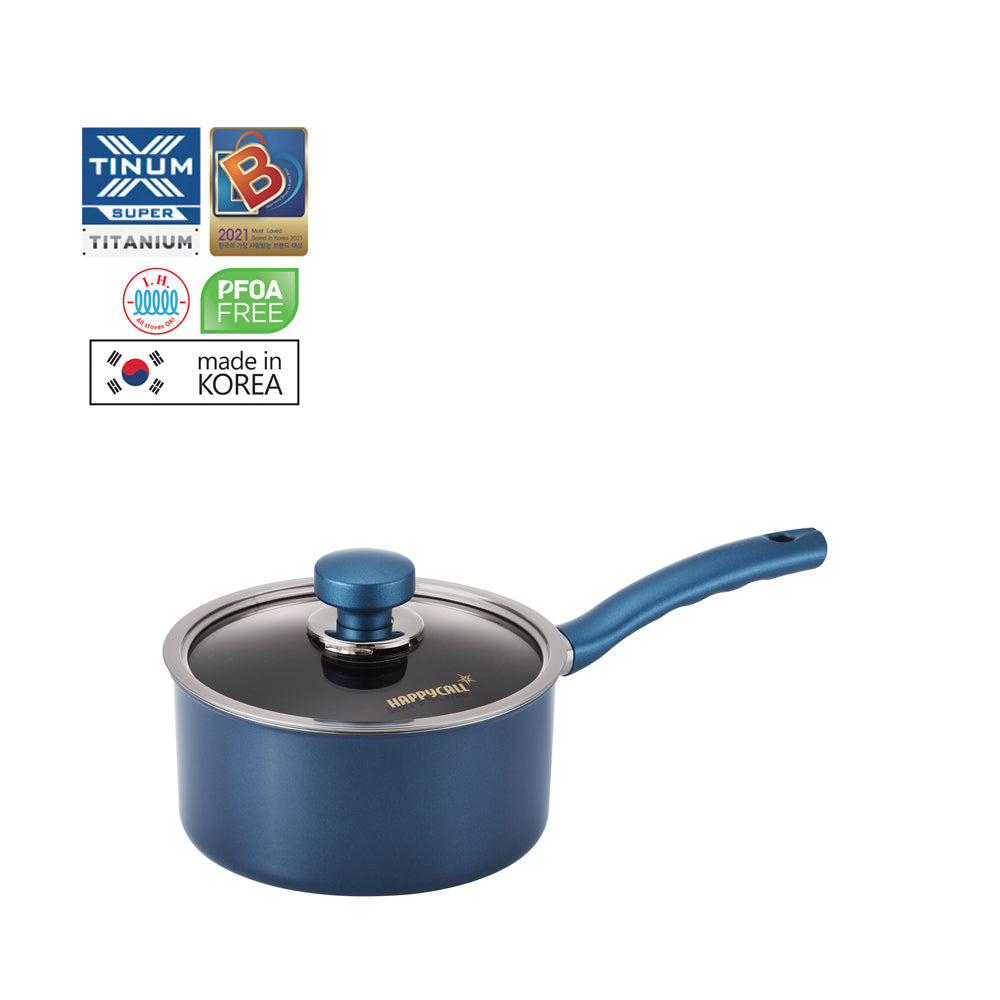 HAPPYCALL Classic Titanium IH 18cm Sauce Pan (HEA-3003-1192)