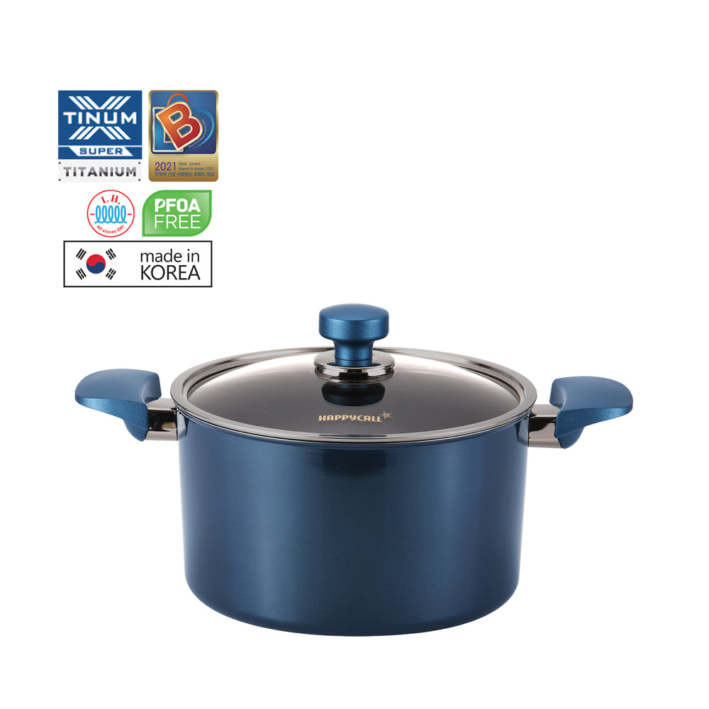 HAPPYCALL Classic Titanium IH 24cm Stock Pot (HEA-3003-1195)
