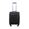 Hush Puppies HP69-3145 19" SUPER LIGHT Soft Case Spinner Luggage - Expandable, Anti-Theft Zipper, TSA Lock - Black