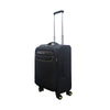 Hush Puppies HP69-3145 19" SUPER LIGHT Soft Case Spinner Luggage - Expandable, Anti-Theft Zipper, TSA Lock - Black