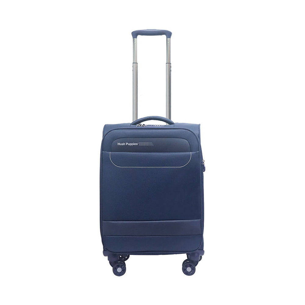 Hush Puppies HP69-3145 19" SUPER LIGHT Soft Case Spinner Luggage - Expandable, Anti-Theft Zipper, TSA Lock - Navy