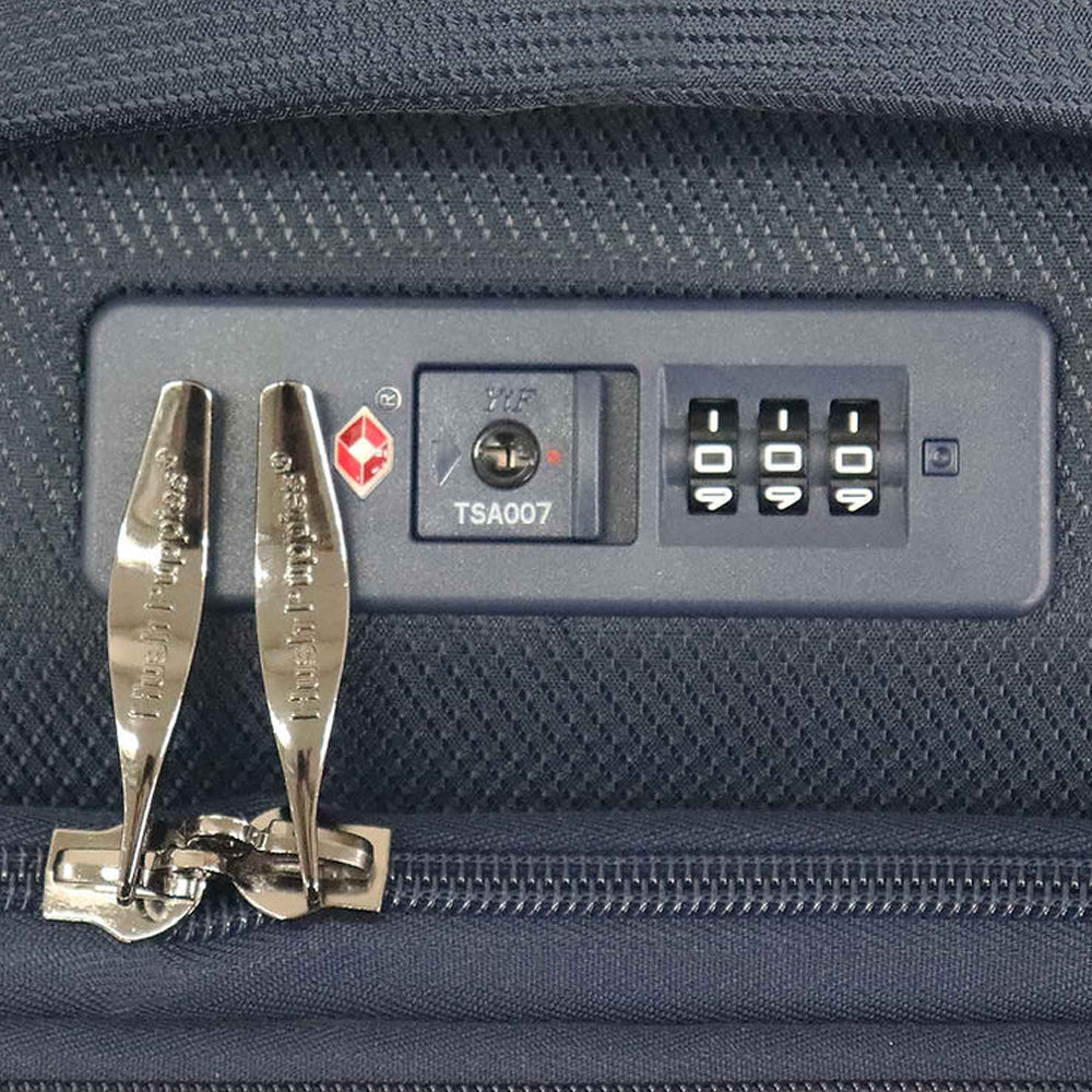 Hush Puppies HP69-3145 28" SUPER LIGHT Soft Case Spinner Luggage - Expandable, Anti-Theft Zipper, TSA Lock - Navy