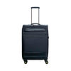 Hush Puppies HP69-3145 24" SUPER LIGHT Soft Case Spinner Luggage - Expandable, Anti-Theft Zipper, TSA Lock - Black