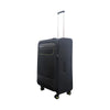 Hush Puppies HP69-3145 24" SUPER LIGHT Soft Case Spinner Luggage - Expandable, Anti-Theft Zipper, TSA Lock - Black