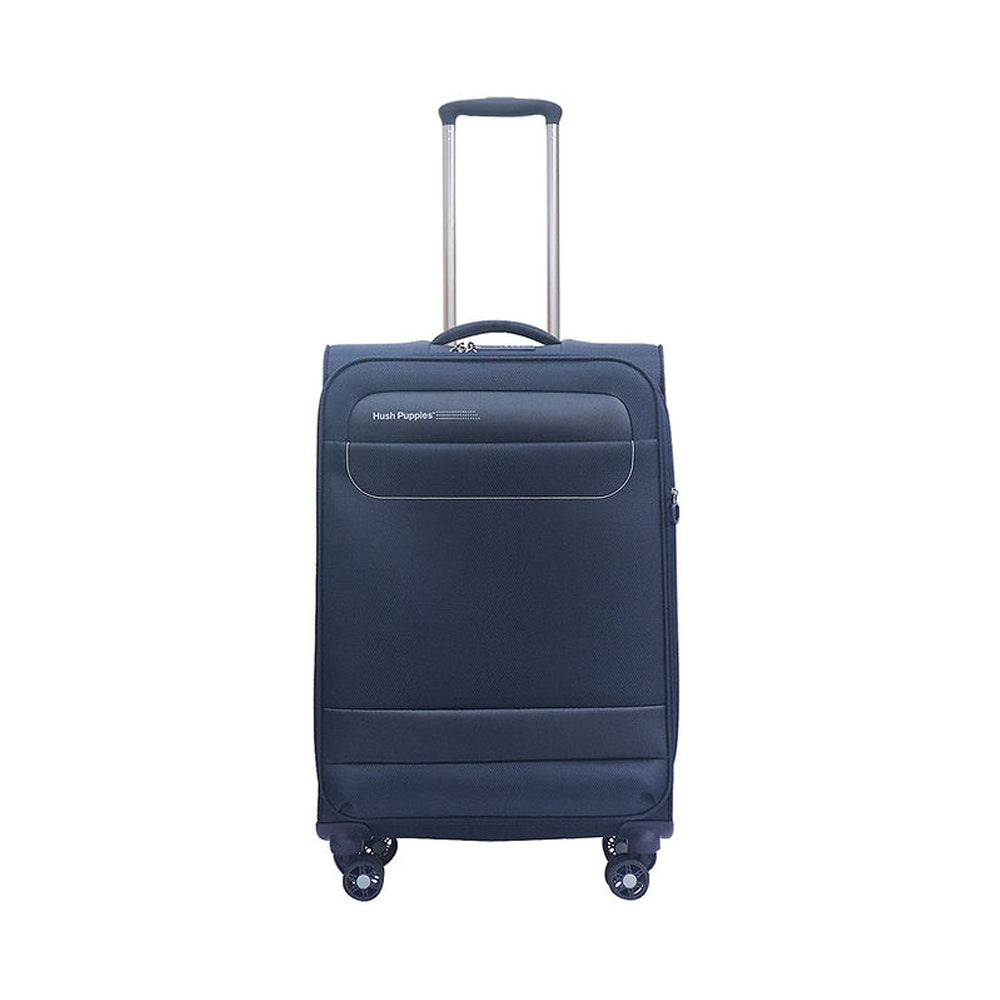 Hush Puppies HP69-3145 24" SUPER LIGHT Soft Case Spinner Luggage - Expandable, Anti-Theft Zipper, TSA Lock - Navy