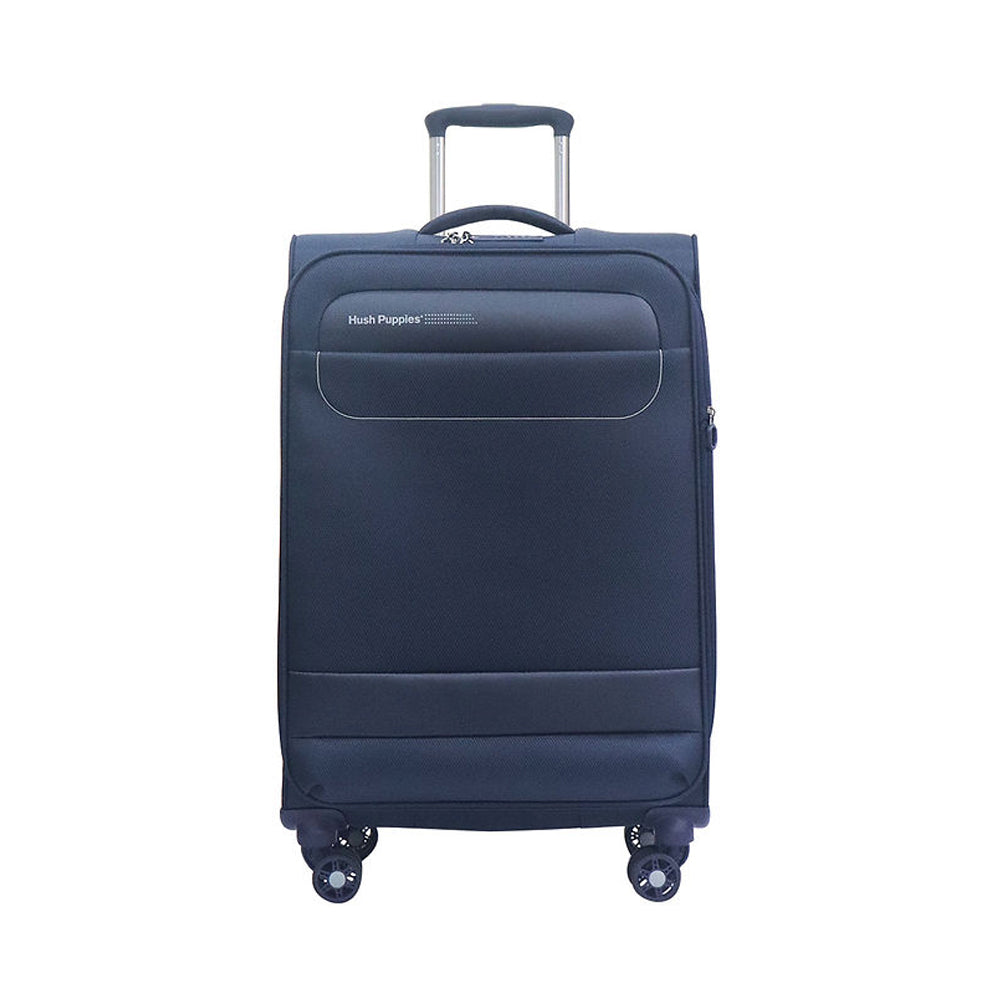 Hush Puppies HP69-3145 28" SUPER LIGHT Soft Case Spinner Luggage - Expandable, Anti-Theft Zipper, TSA Lock - Navy