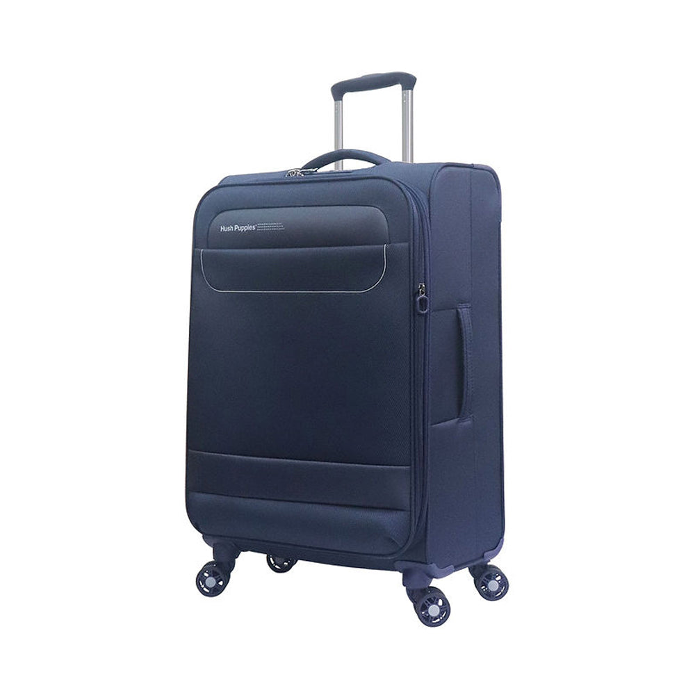 Hush Puppies HP69-3145 28" SUPER LIGHT Soft Case Spinner Luggage - Expandable, Anti-Theft Zipper, TSA Lock - Navy