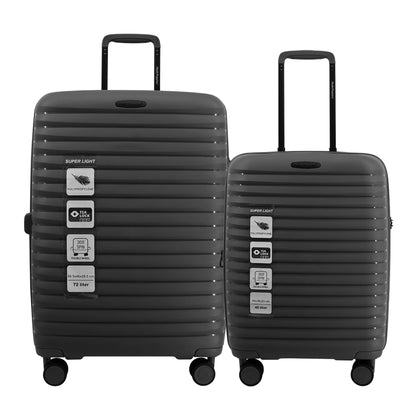 Hush Puppies HP69-4033 Expandable Double Wheels Hardcase Luggage 20