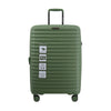 Hush Puppies HP69-4033 20"+24" Hard Case Spinner Luggage - Expandable, Anti-Theft Zipper, TSA Lock - Green