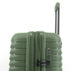 Hush Puppies HP69-4033 20"+24" Hard Case Spinner Luggage - Expandable, Anti-Theft Zipper, TSA Lock - Green